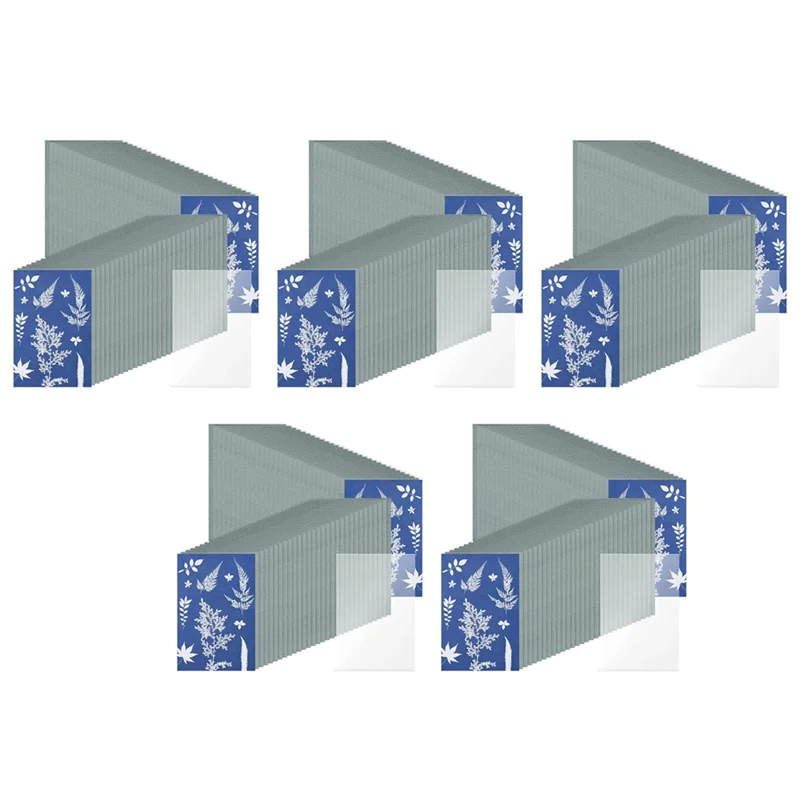 

ELEG-305 Pcs Sun Print Paper Cyanotype Paper Kit,Solar Drawing Paper Sensitivity Sun Print Nature Printing Paper(5.9X3.9Inch)