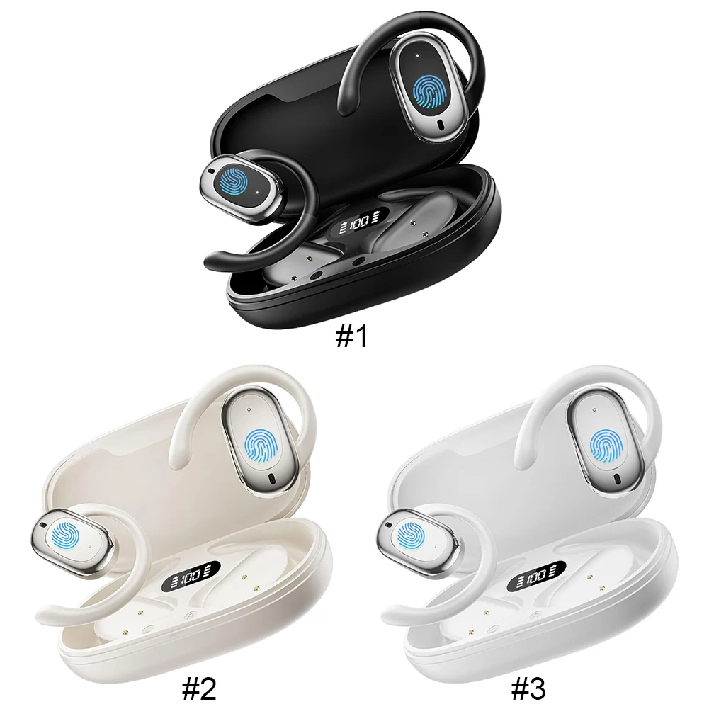 سماعة أذن TWS قابلة للتعديل متوافقة مع البلوتوث، سماعات أذن لاسلكية مفتوحة الأذن للمحترفين #2