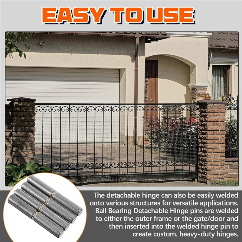 ABNO-المفصلي الملحوم المفصلي الثقيلة الكربون الصلب القابلة للإزالة ملحقات الباب لمقطورة الباب المتأرجح