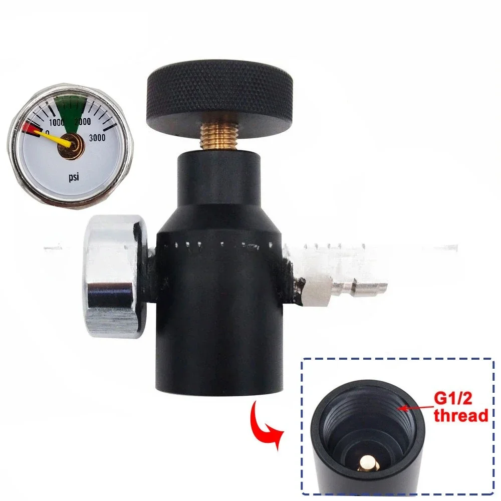 NEW 12oz, 20oz Small Cylinder Fast Inflation Connector G1/2-14 Thread Fast Charging HOT