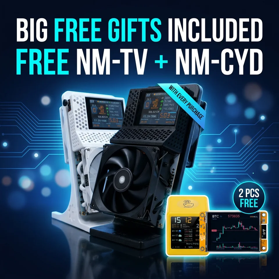 その他 ASIC Bitcoin Mining Device NMMiner NMQAxe++ Professional ASIC Miner Stable Operation Mining