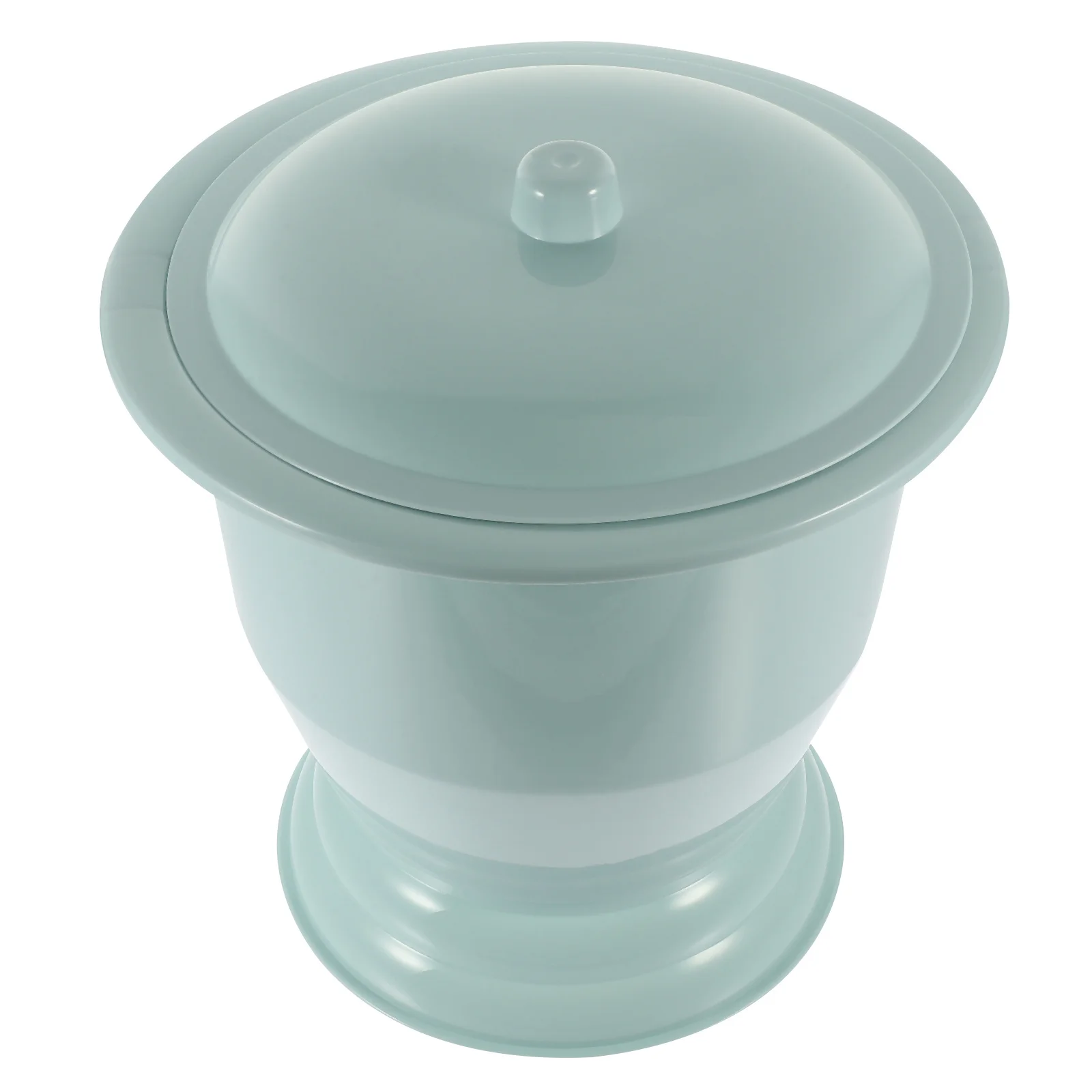

Plastic Chamber Pot with Lid Durable Spittoon Urine Pot Bedpan Urine Bucket for Kids Elders Household Toilet Plastic Spittoon