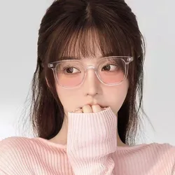 New Gradient Pink Blush Glasses Black Frame Sunglasses Women's Fashion Sunglasses Men's Sunscreen Glasses Очки Солнечные Женские