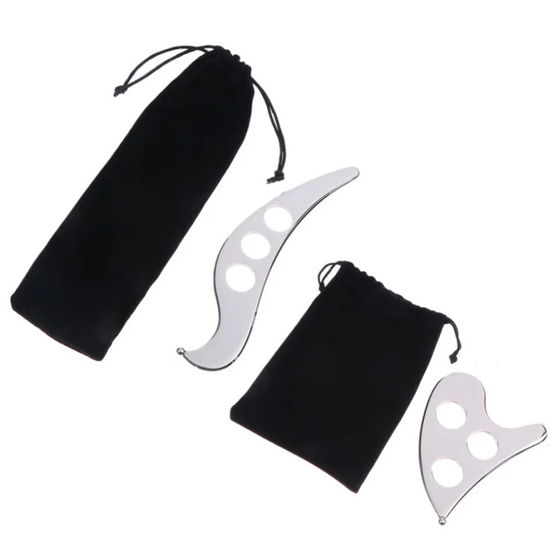 

Heart Shape SPA Massage Zinc Alloy Gua Sha Scraping Massage Scraper Face Massager Acupuncture Guasha Board Massager For Face