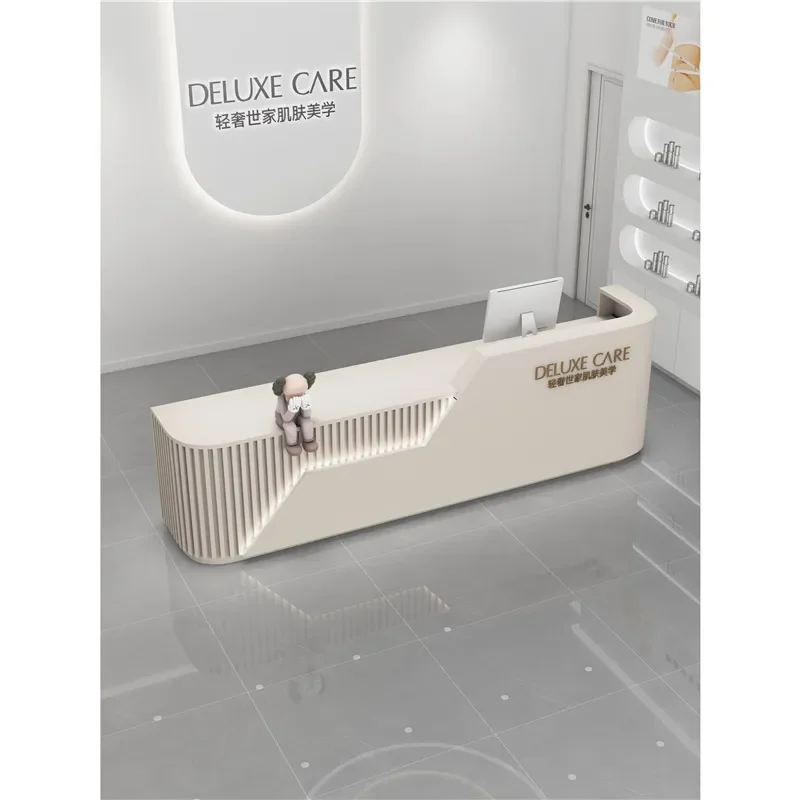 for Bar Checkout Page Company Reception Desk Dance Studio Clothing Store Beauty Salon Training Institution Light Luxury