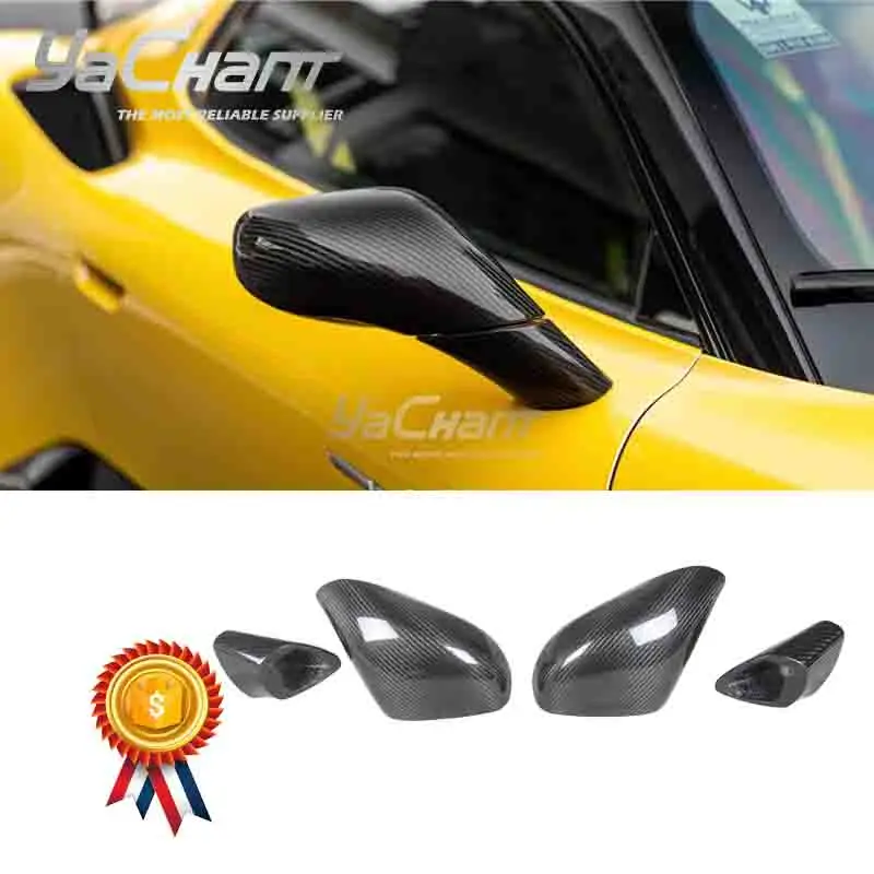 Car-Styling Dry Carbon DCF Side Mirror Frame Fit For 2020-2023 Maserati MC20 Side Mirror Frame