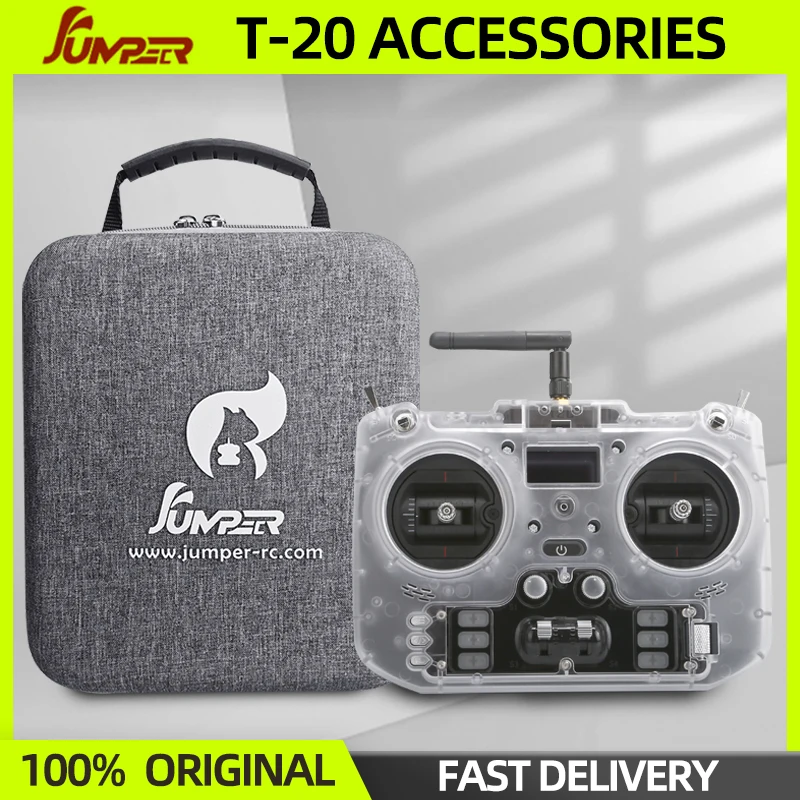 Jumper T-20 T20 ELRS Full Size Radio Transparent Shell Protection Housing Transmitter Storage Bag Portable Carrying Case Handbag