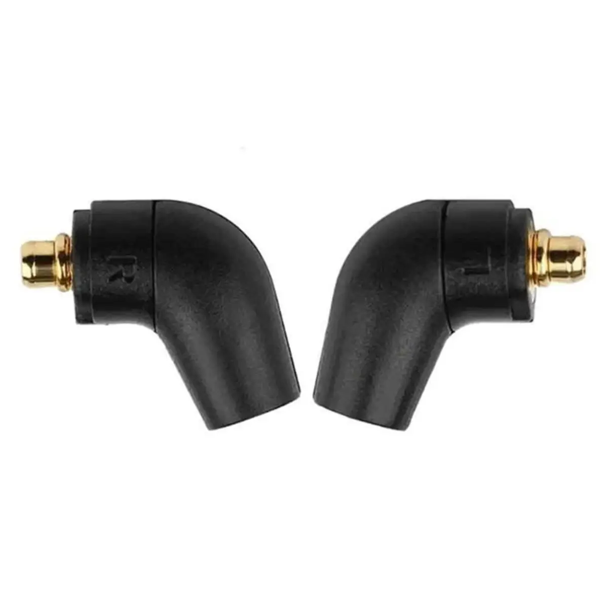 ABGN MMCX Headphone Connector 135 Degree Male Soldering ER4 XR for SR ER4SR ER4XR SE315 SE535 UE900 Headset Plug Adapter