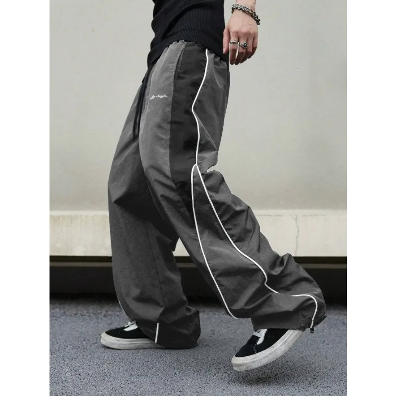 

Men Casual Joggers Pants Fashion Streetwear Oversized Sports Wide Leg Pants Hip Hop Y2k Sweatpants High Waist Baggy Trousers