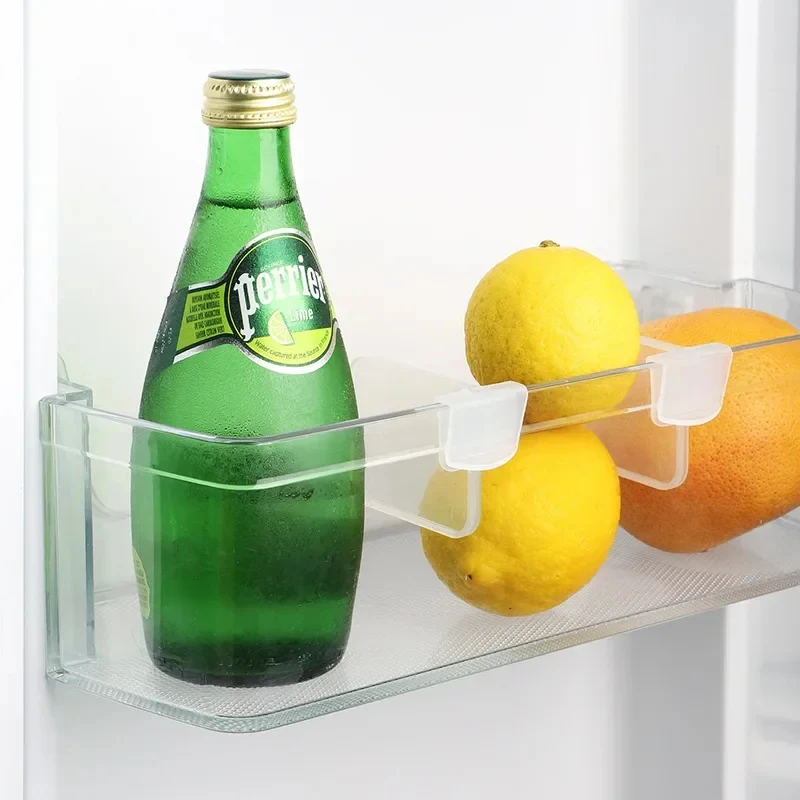 4-24Pcs Home Refrigerator Storage Partition Board Retractable Plastic Divider Storage Splint Kitchen Bottle Can Shelf Organizer