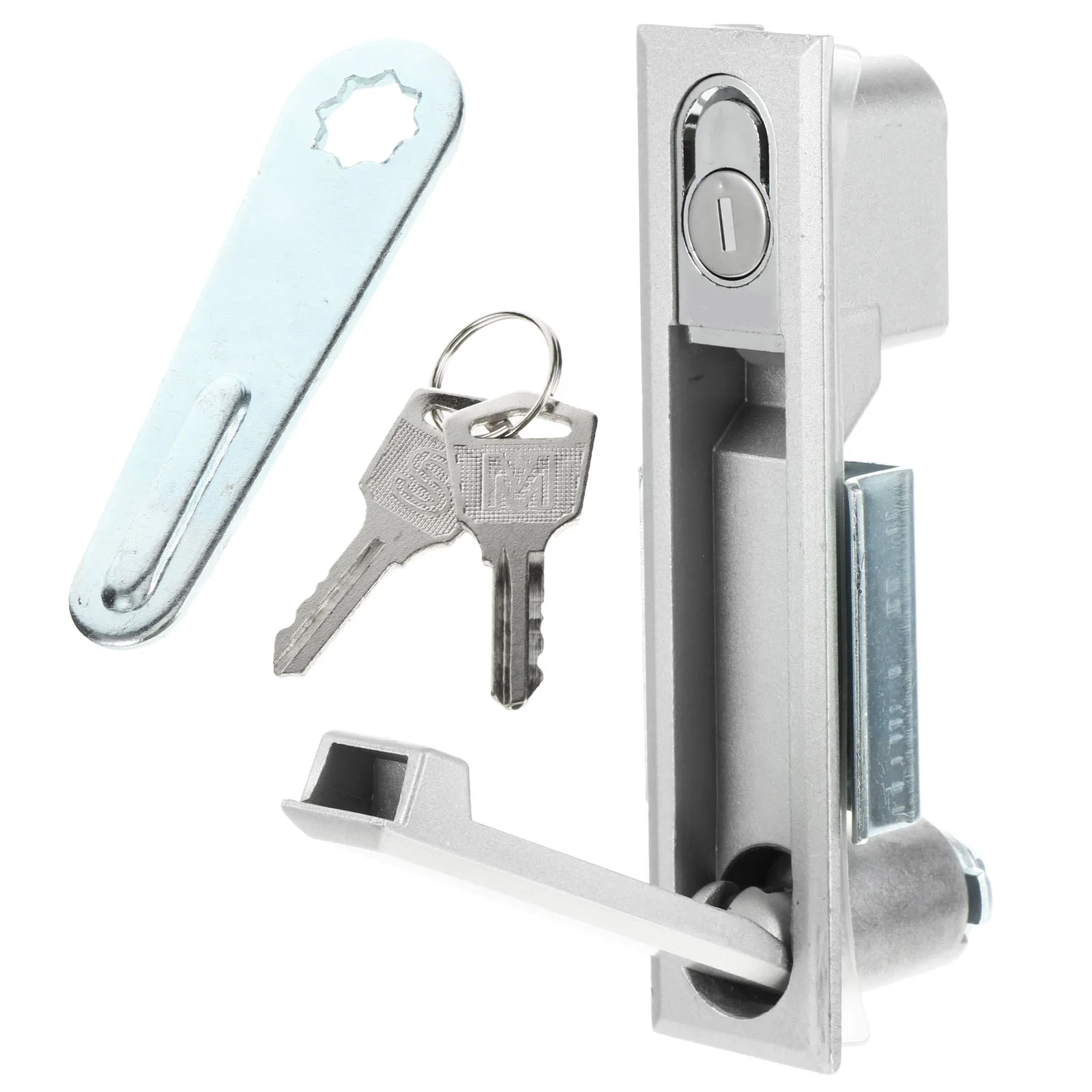 

Electric Cabinet Lock Lightweight Durable Plane Showcase Door Counter Latch Edges Easy Install Household Hardware
