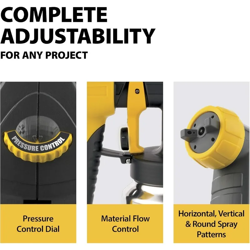 Wagner Spraytech 0417005   Spruzzatore per macchie HVLP Control Spray, ideale per colorare e sigillare ponti, recinzioni e reticoli