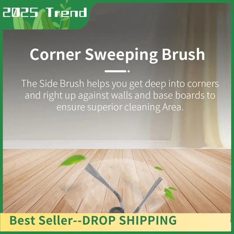 ATP3- 12PCS Replacement Parts Washable Side Brush For Roborock QV 35A / QR 598 / QR 798 Vacuum Cleaner Accessories