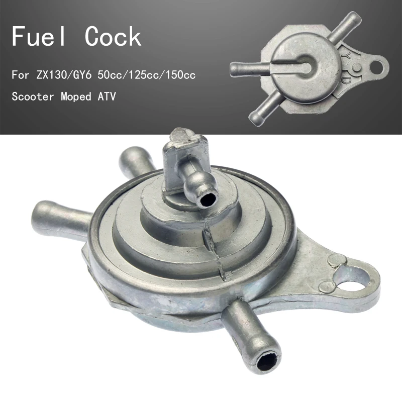 

Inline Vacuum Fuel Petcock/Fuel Valve Scooter/Fuel Cock Assy Part For ZX130/GY6 50cc/125cc/150cc Scooter Moped ATV