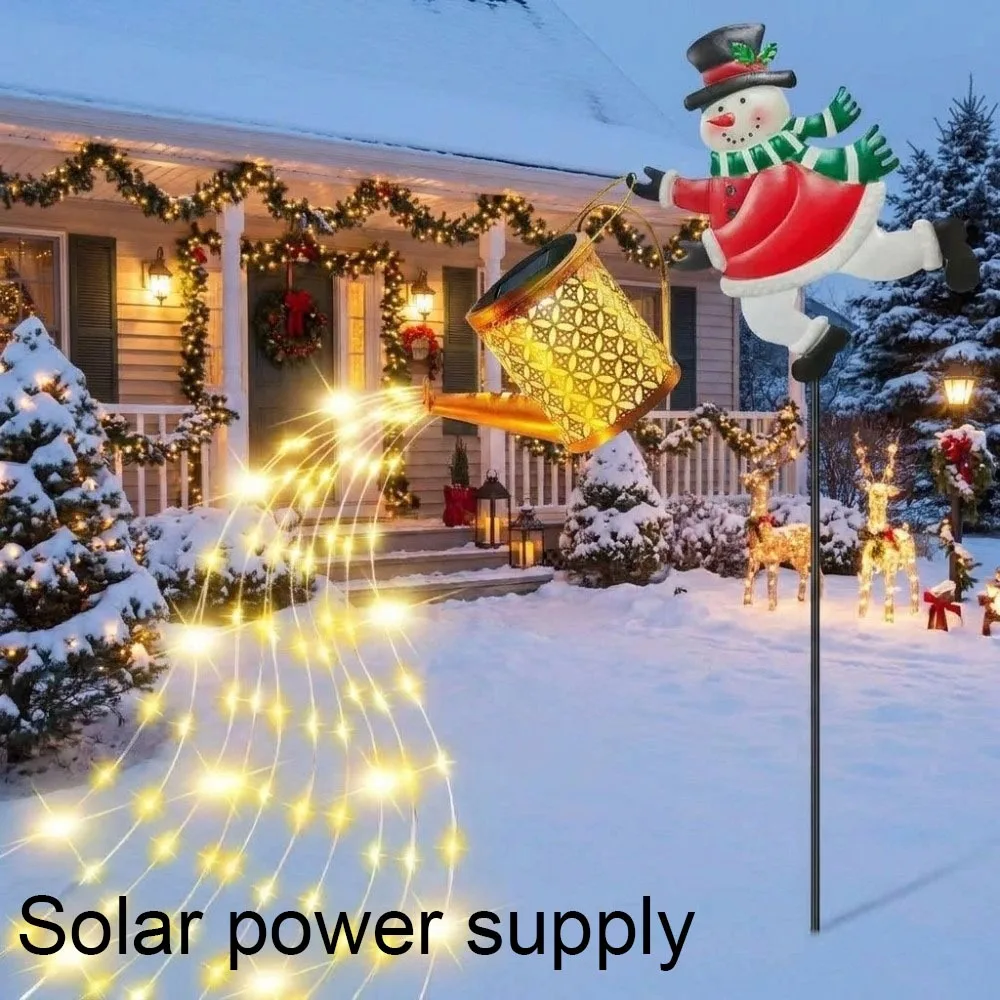 Solar Powered Christmas Solar Light Weather Resistant Waterproof Solar Garden Light LED Light Decorative Design