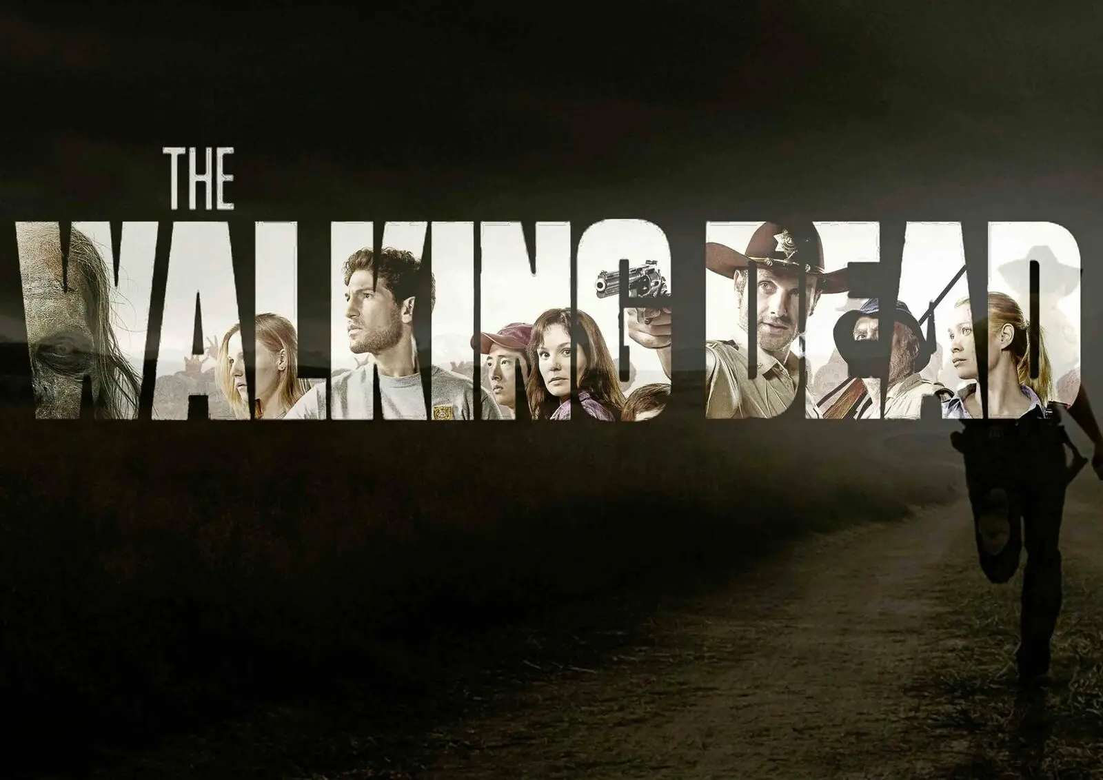 WALKING DEAD TV SHOW Print Canvas Poster For Living Room Decor Home Wall Picture