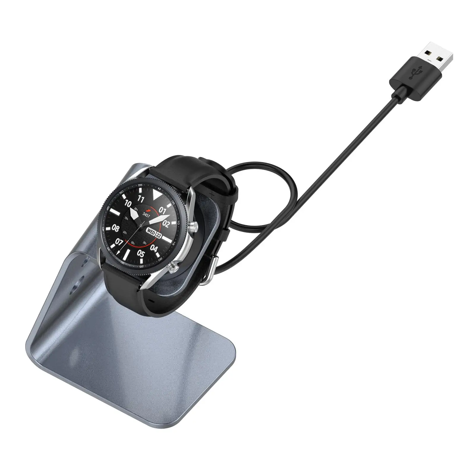 Aluminum Charging Fast Charger Dock Station Base for Samsung Galaxy 3 41mm