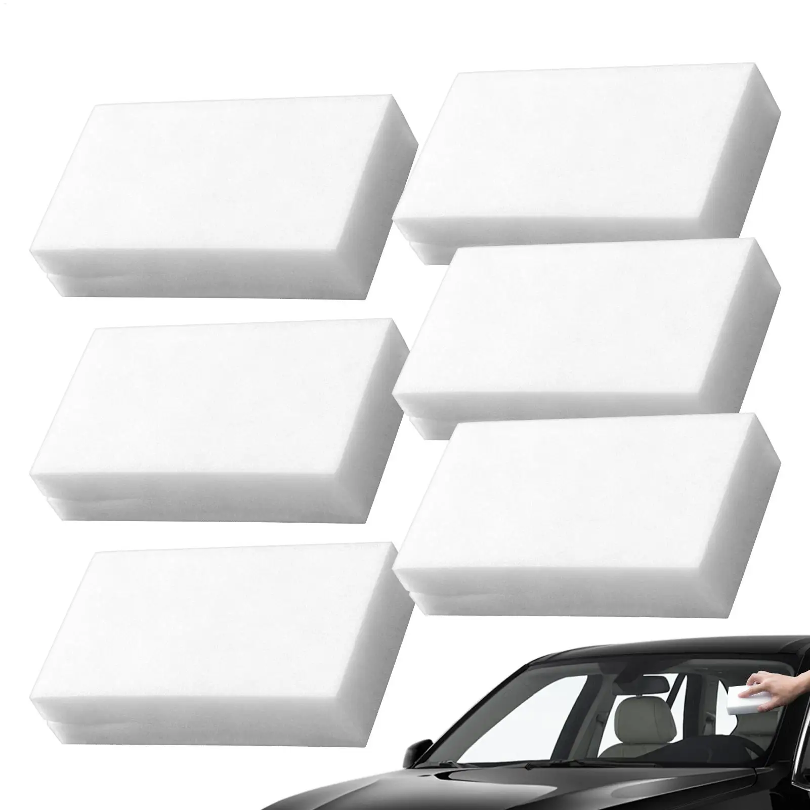 Large Sponges For Washing Cars 6-pieces Scratch-Free Oil Film Cleaning Brush Big Sponges For RV Boat Truck Motorcycle Bathroom