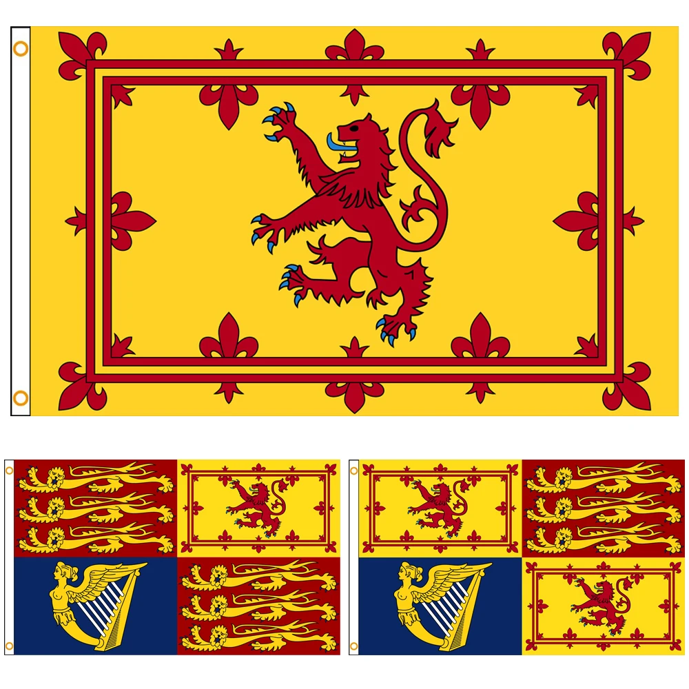 Royal Banner of Scotland Flag Polyester Printed Banner Tapestry For Decor 60×90 90x150 120×180CM