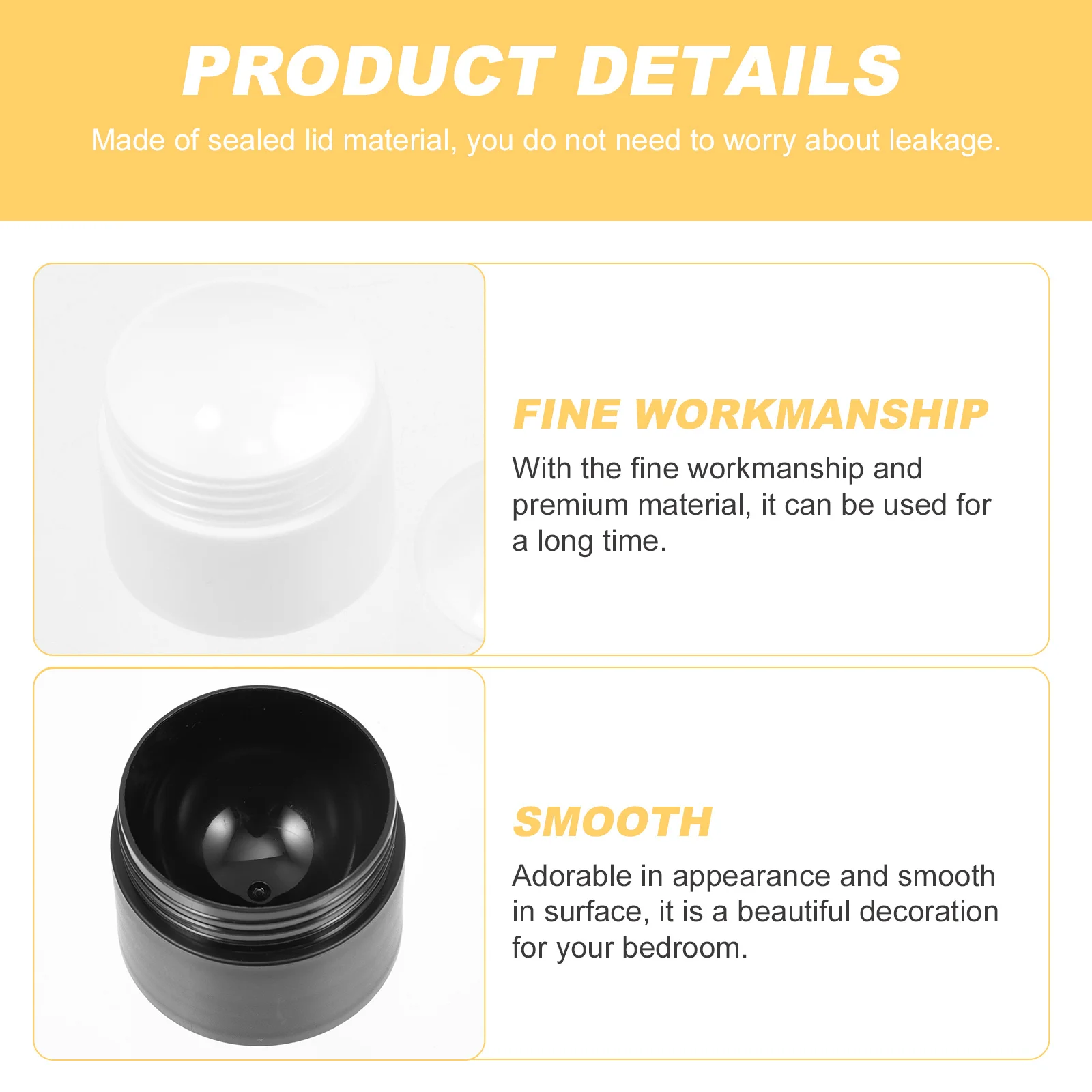 8 قطع من حاويات كريم السفر، برطمانات محمولة مانعة للتسرب، قابلة لإعادة الملء لتخزين المكياج، حافظات كريمية بتصميم خفيف الوزن #6