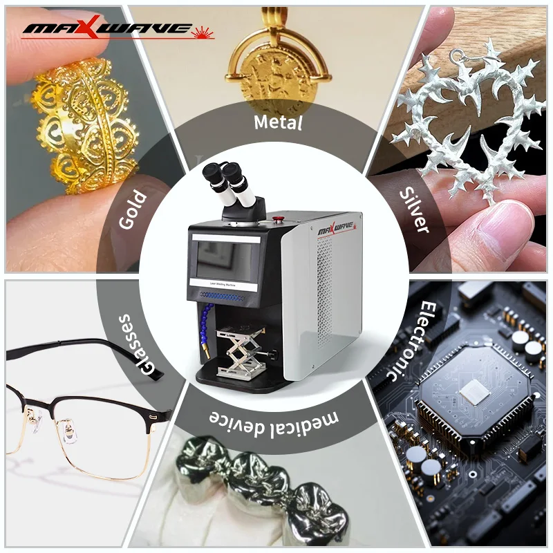 60/150/200 واط QCW آلة لحام المجوهرات بالليزر شبه المستمر اتجاهات جديدة في تطوير لحام المجوهرات