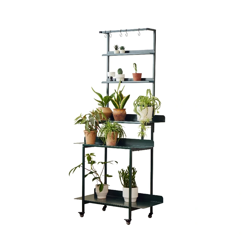 Multi-layer wrought iron shelf simple living room balcony flower stand indoor outdoor flower pot stand