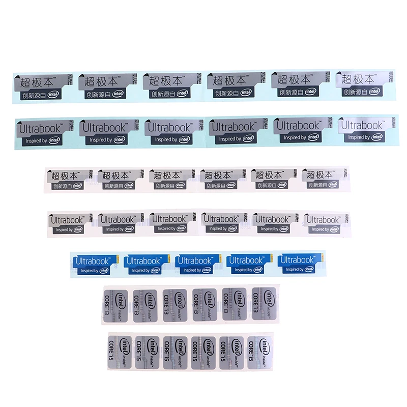 5pcs Ultrabook Performance Label Sticker Laptop Logo Intel Core Core Core di quattro generazioni I3 I5