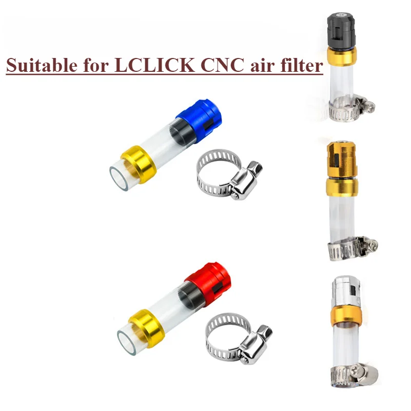 For CLICK CNC Air Filter Drain Pipe Z-2391 Alloy Head Plug Universal Motorcycle Motorcycle Accessories