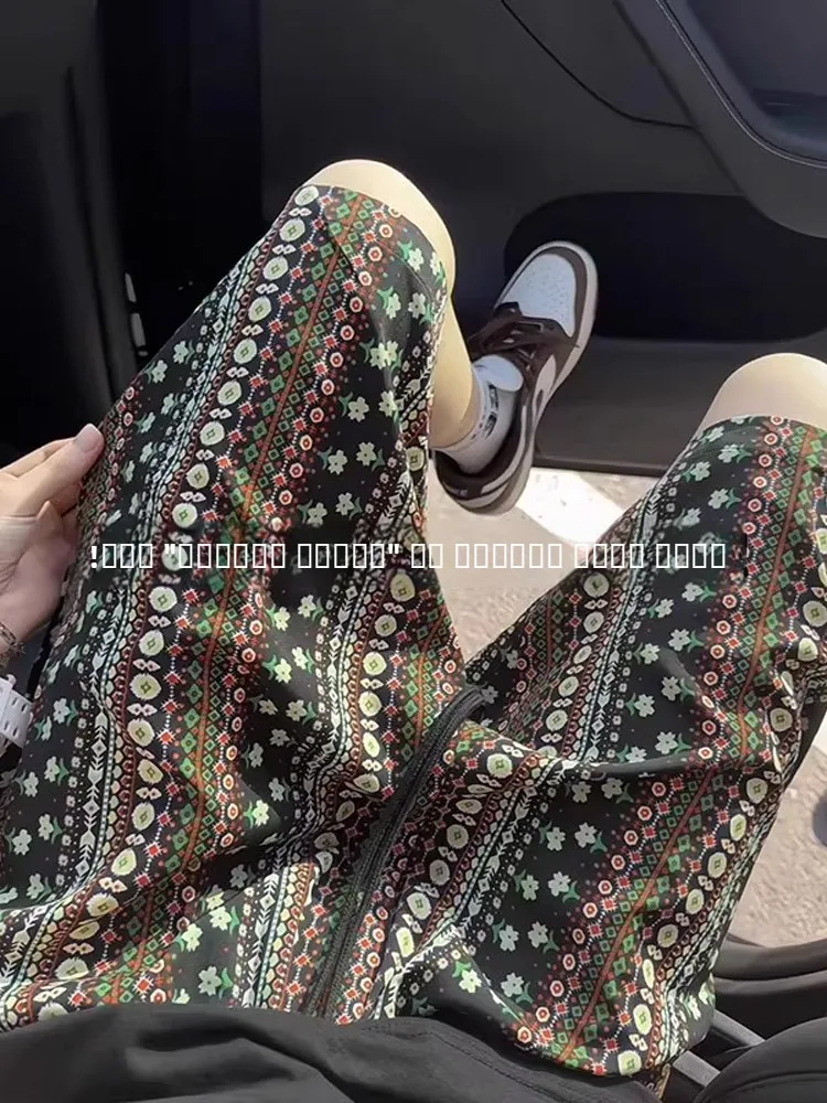 

Шорты из ледяного шелка с принтом, свободного кроя, унисекс, летние, повседневные, спортивные, длиной до колена, модные, удобные, дышащие, для отдыха