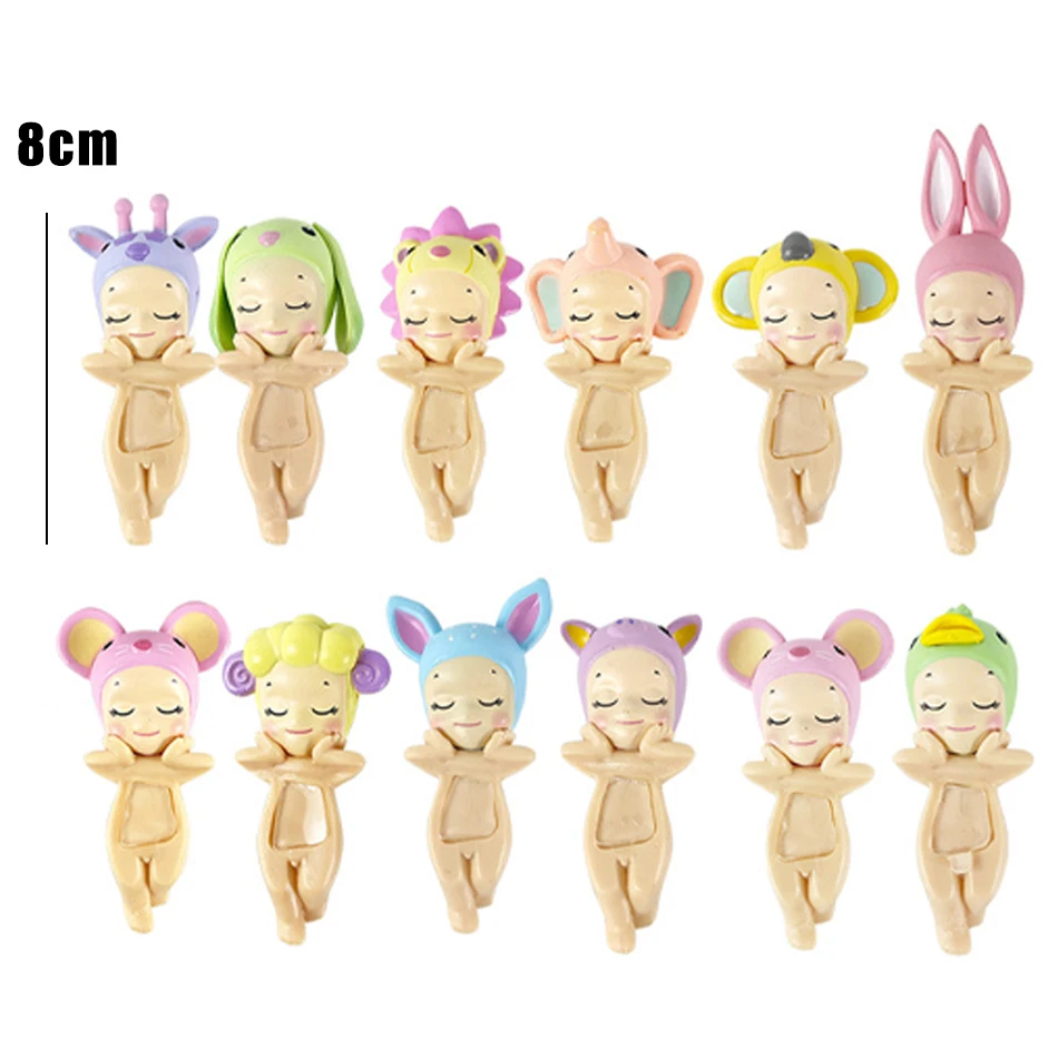 Soony Angel Blind Box Kawaii 20th Anniversary Lying Down Hippers Action Figures Cute Anime Model Doll Christmas Toy Gifts Kids