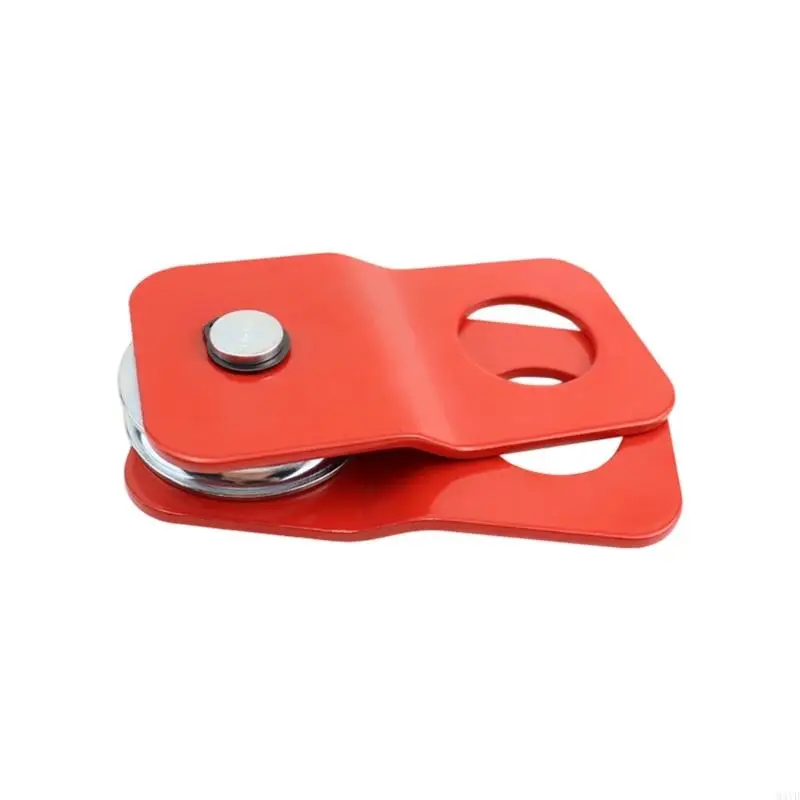 Winch Pulley Block, Steel Single Sheave Recovery Hardware for Wire Rope Rerouting, Vehicle Towing Assistance, Outdoor M4YD