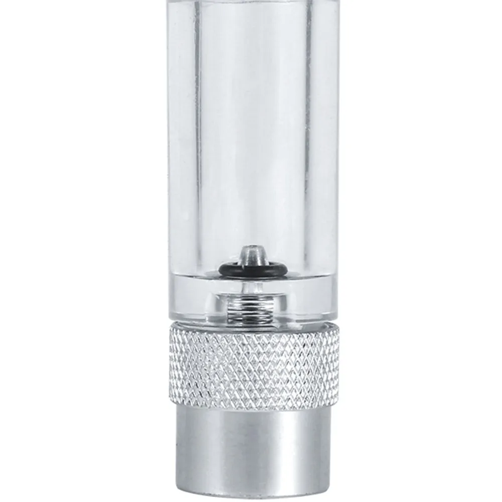 Built-in Check Valve CO2 Bubble Counter Double Head Aluminium Construction Carbon Dioxide Bubble Counter Single Head