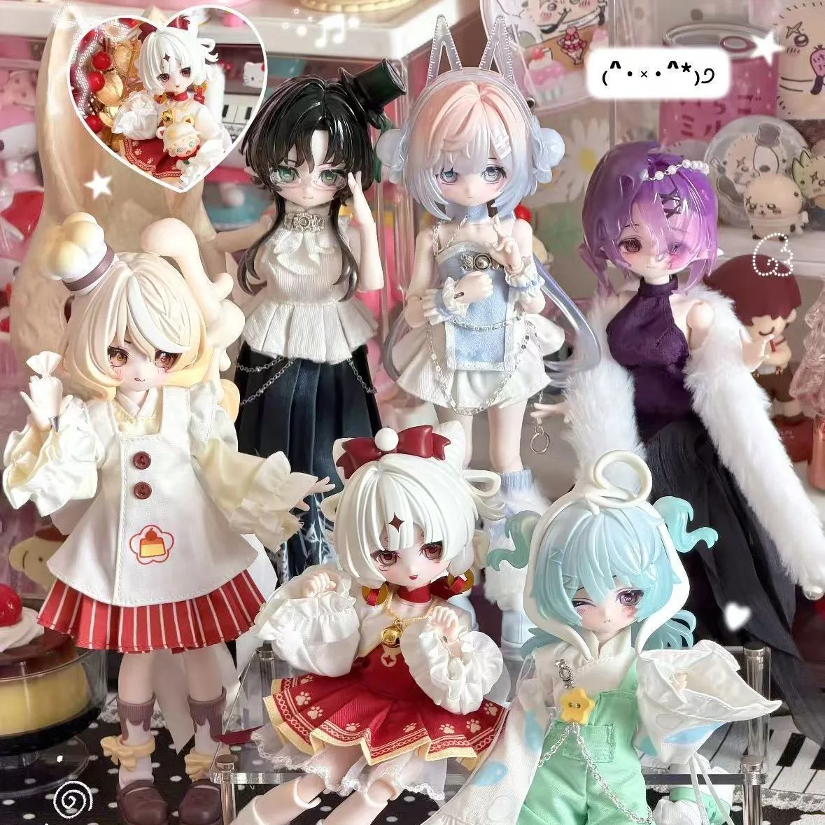 

Коллекционная фигурка-сюрприз 2026 Genuine Come4free 1/8 BJD Minty V3 Fortune Talisman Spirit Series, шарнирная кукла, милая игрушка-фигурка