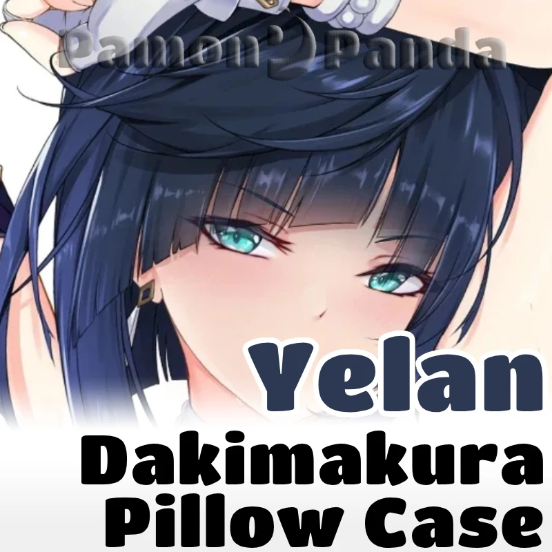 Yelan Dakimakura Genshin Impact Game Hugging Pillow Case Full Body Cushion Cover Pillowcase Home Bedding Decor Gift Otaku SFYX