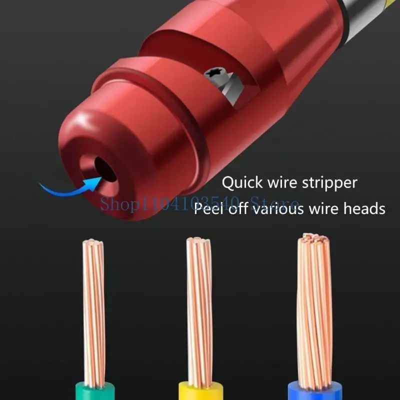 

02DC Professional Electrician Wire Tool Cable Wire Stripper Cutter Crimper Electronic Multifunctional Crimping Stripping Plie