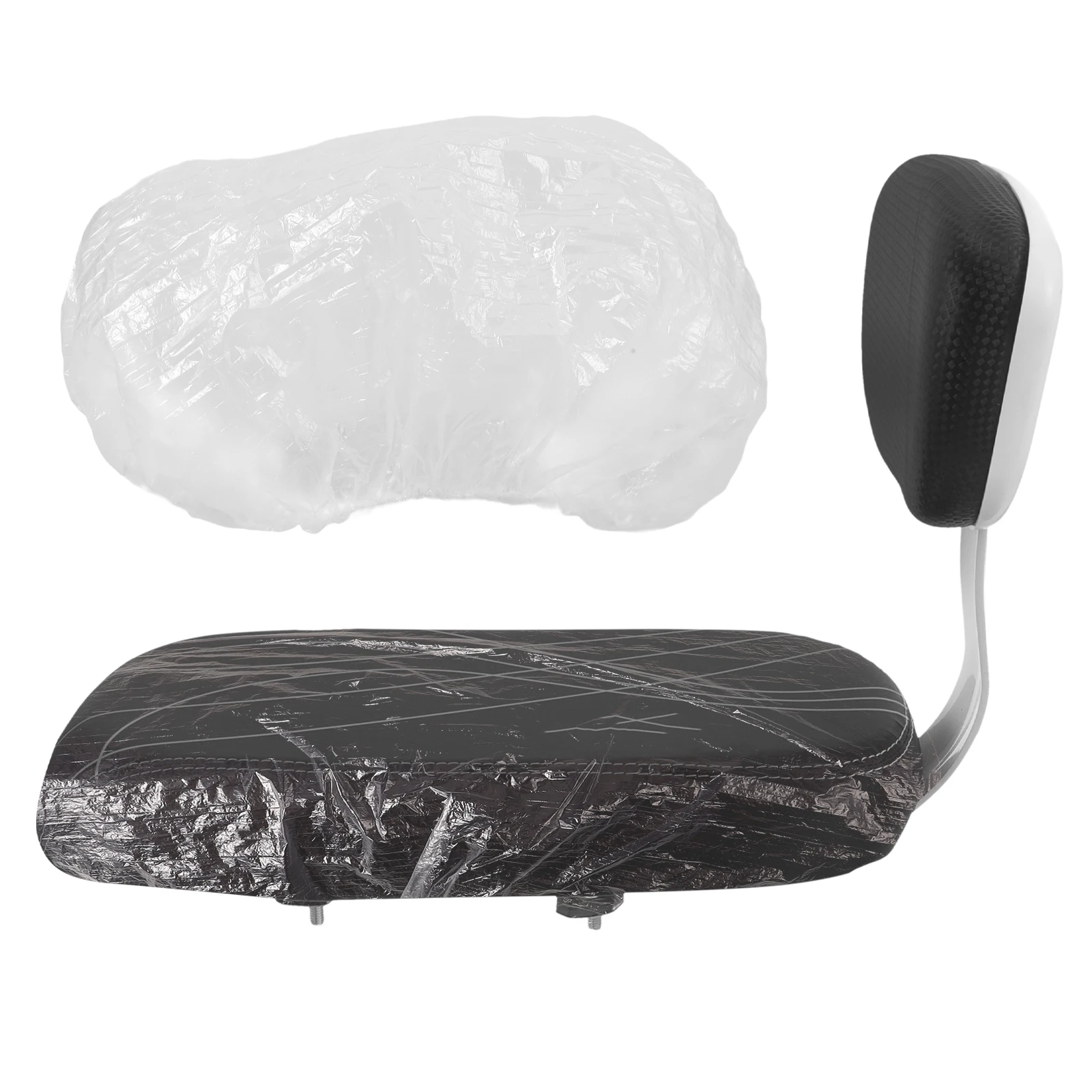 

100pcs Scooter Seat Cushion Cover Waterproof Rain Protector For Moped Plastic Wear Resistant Outdoor Replacement Moped