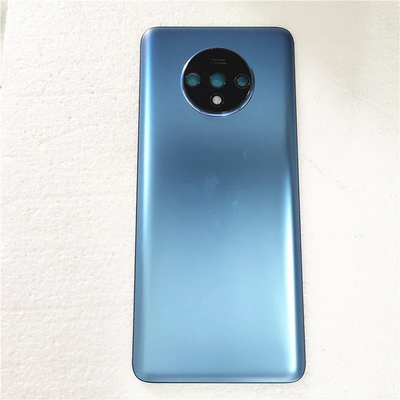 New Back glass Cover For OnePlus 7T Back Door Replacement Battery Case, Rear Housing Cover With Camera Lens