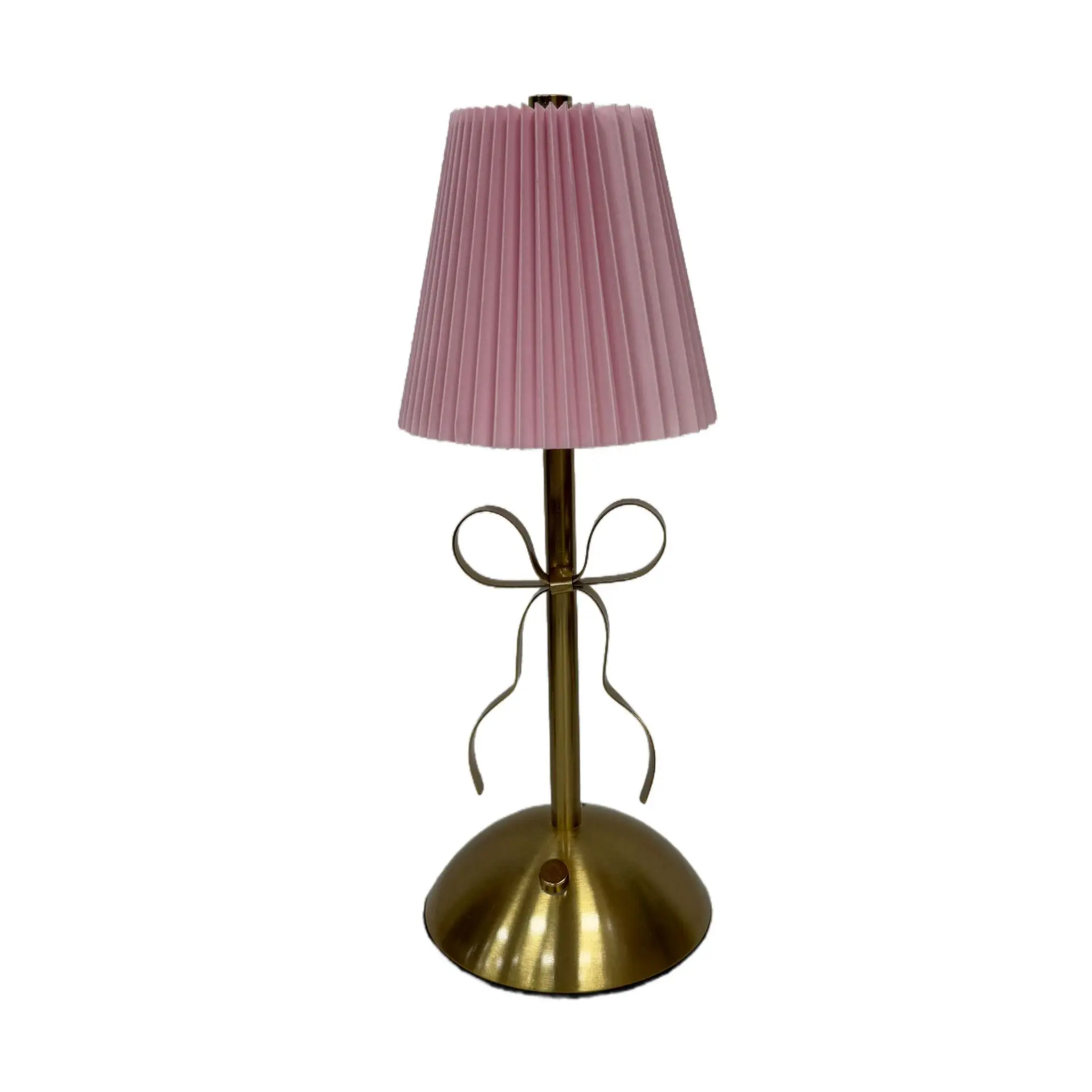 cross-border-amazon-fabric-shade-romantic-bow-creative-homestay-decor-led-retro-rechargeable-ambient-table-lamp