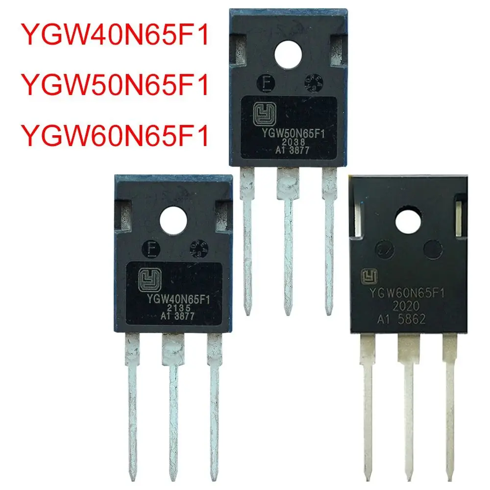 2 Stück 40A/50A/60A YGW50N65F1 Häufig verwendetes YGW60N65F1 MOS-Feldeffekttransistor IGBT Inverter-Schweißmaschinen-Zubehör