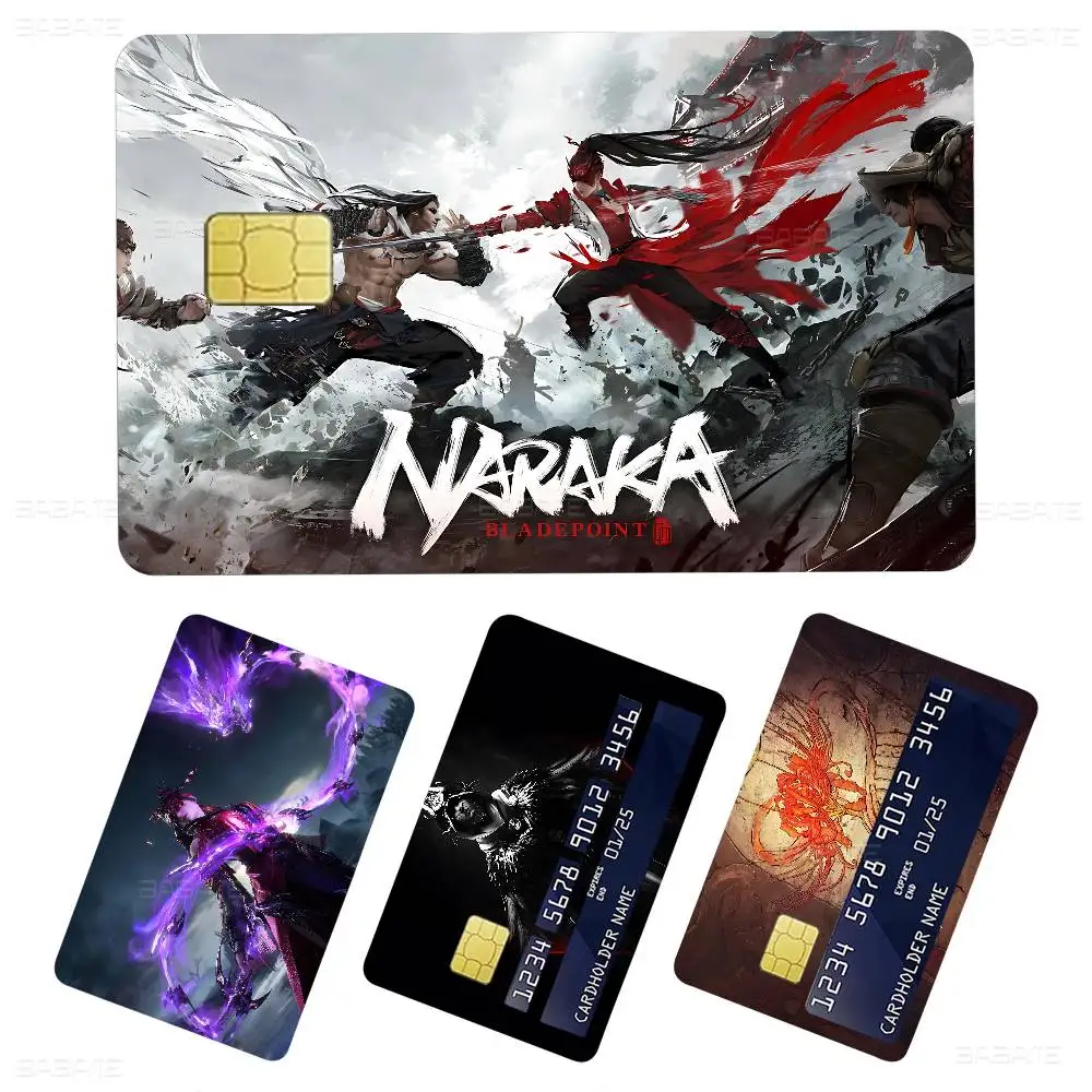 Battle Royale Game N-Naraka Bladepoint Anime Spend or Save Funny Shell On Off Ultra Thin No Fade Sticker Skin Cover Film