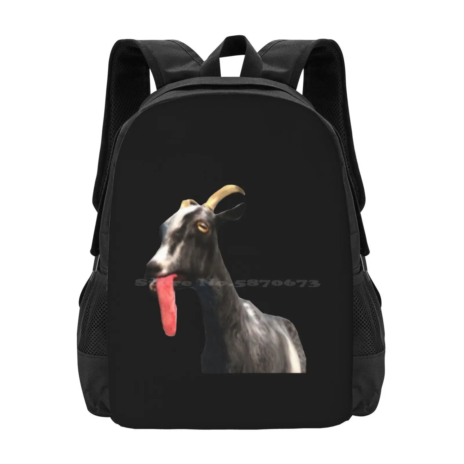 

Goat Simulator Bag Backpack For Men Women Girls Teenage Goats Goat Simulation Goat Simulator Simulate Games