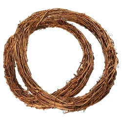 10/15/20/25/30/40cm DIY Round Floral Wreath Natural Rattan Christmas Garland Hanging Ornament Wedding Decoration Home Decor