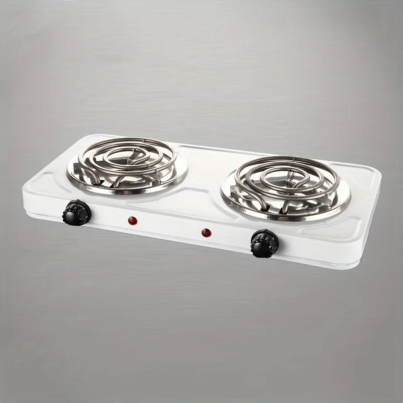 

Американская вилка, двойная печь, бытовая портативная электрическая плита, электрическая плита с регулируемой температурой, нагревательная пластина, плита для горячего кофе T