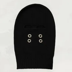 Men Solid Color Knitted Wool Hat for Women Lovers Hat Autumn and Winter Warm Casual Ring Kintted Hat