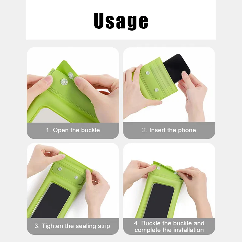 أكياس سباحة عائمة حافظة مقاومة للماء حقيبة مضادة للماء لهاتف أيفون 15 14 13 12 11 Pro Max xiومي 14 13 S24 Ultra جراب هاتف