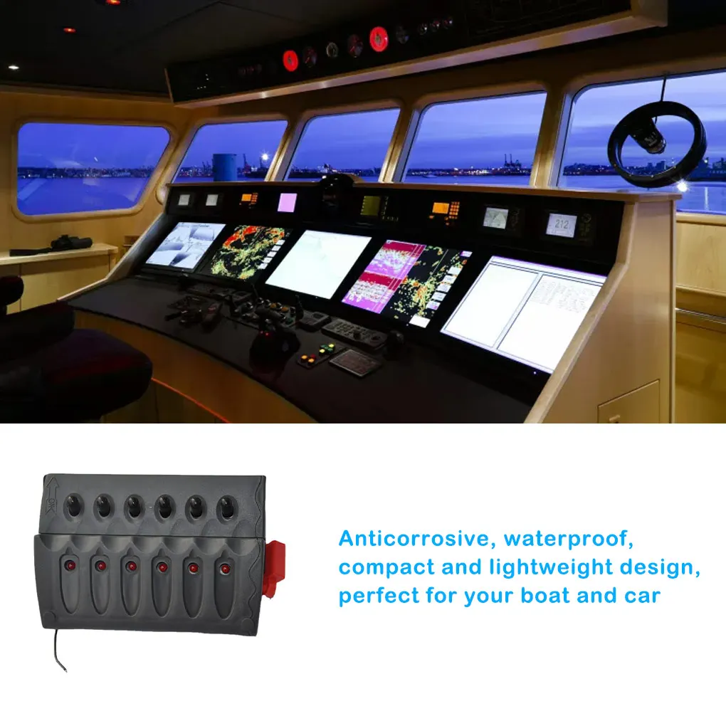 

Электрическая комбинированная панель управления из пластика для морских судов и яхт