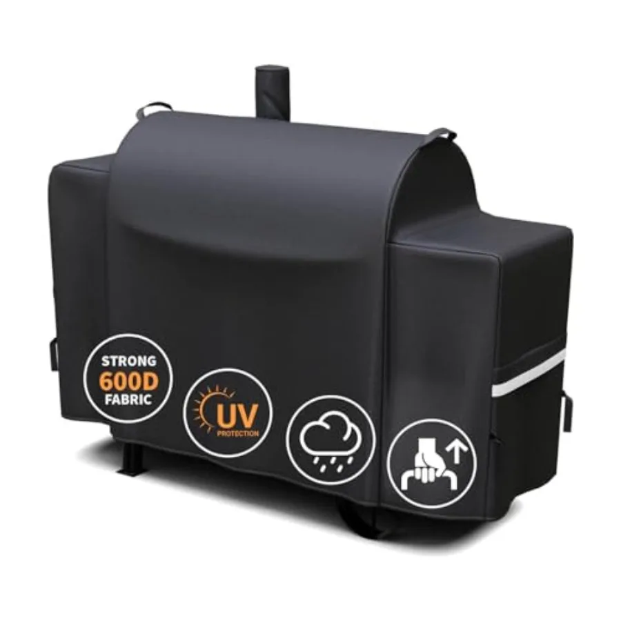 

Чехол для гриля Oklahoma Joe's Longhorn Combo: водонепроницаемый, устойчивый к выцветанию, для угольных, газовых и коптильных грилей Oklahoma Joe's