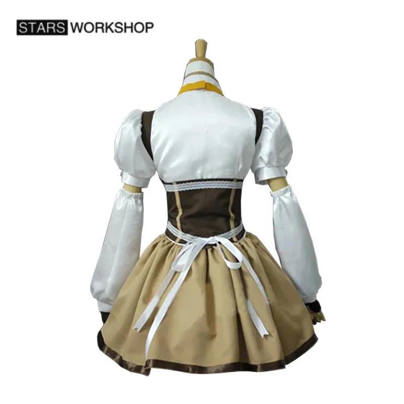 QQ681 마법소녀 마도카 마기카 토모에 마미 코스프레 의상 여성용 화려한 드레스 스커트 유니폼 의상 할로윈 카니발 파티 의상