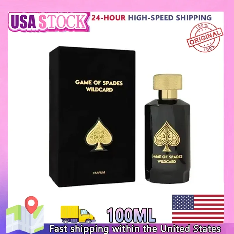 Jo Milano Paris Juego De Spades Wildcard Eau De Parfum 100ml Spray para Perfume Original Unisex Duradero Feromonas Flores Colonia