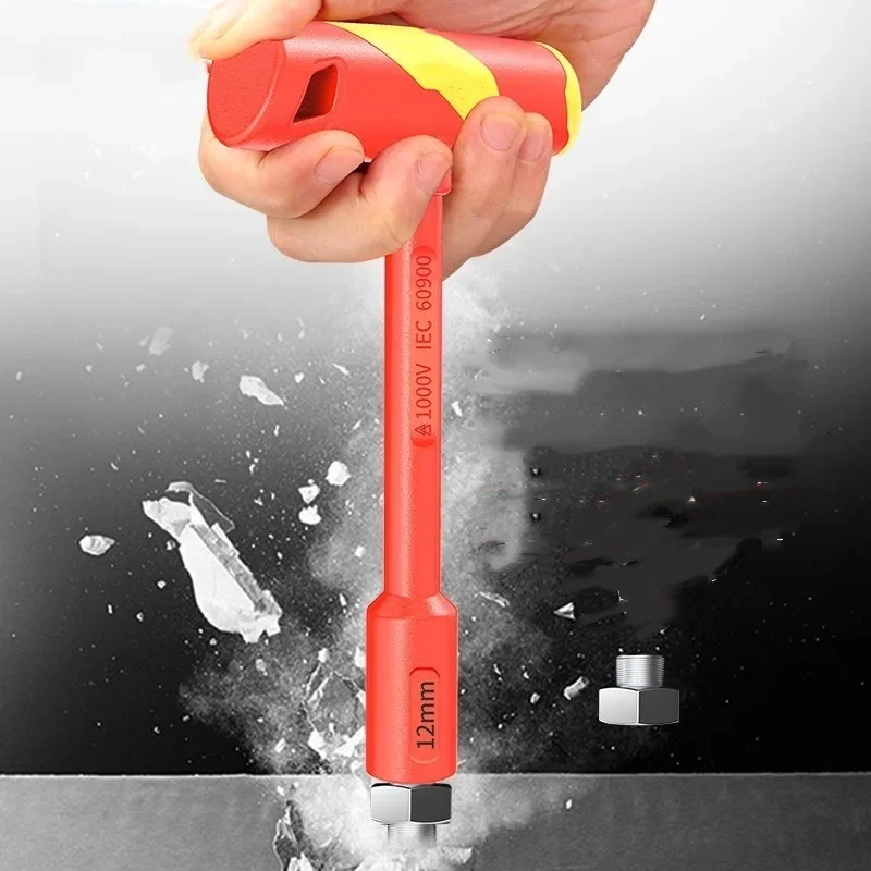 1 шт. LAOA VDE Т-образный торцевой ключ CR-V 4-14 мм шестигранный ключ изолированный шестигранный отвертка торцевой ключ устойчивый к напряжению 1000 В